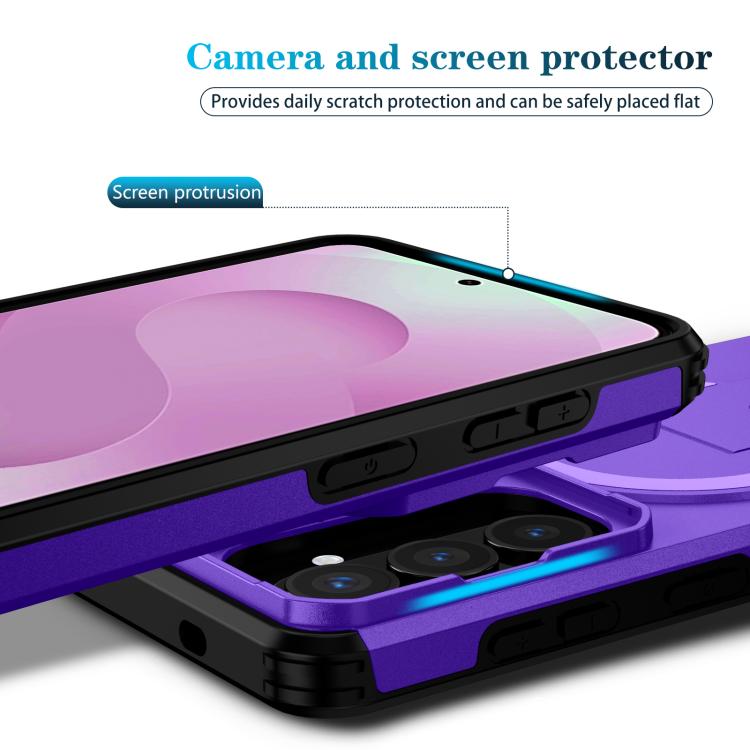 For Samsung Galaxy S26 5G Sliding Camshield MagSafe Holder Phone Case