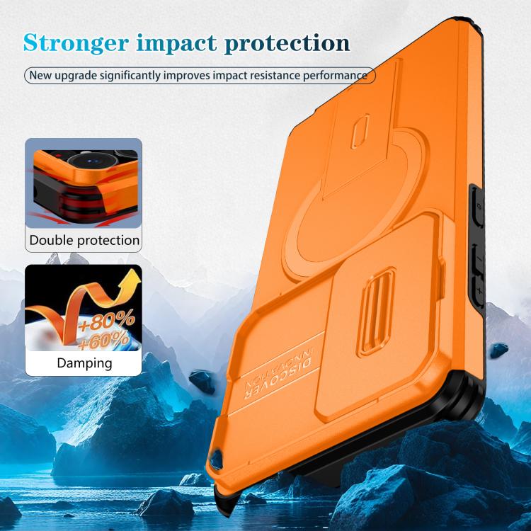 For Samsung Galaxy S26 Ultra 5G Sliding Camshield MagSafe Holder Phone Case