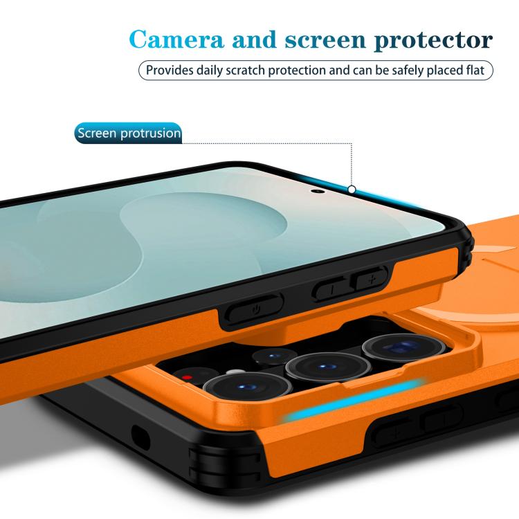 For Samsung Galaxy S26 Ultra 5G Sliding Camshield MagSafe Holder Phone Case