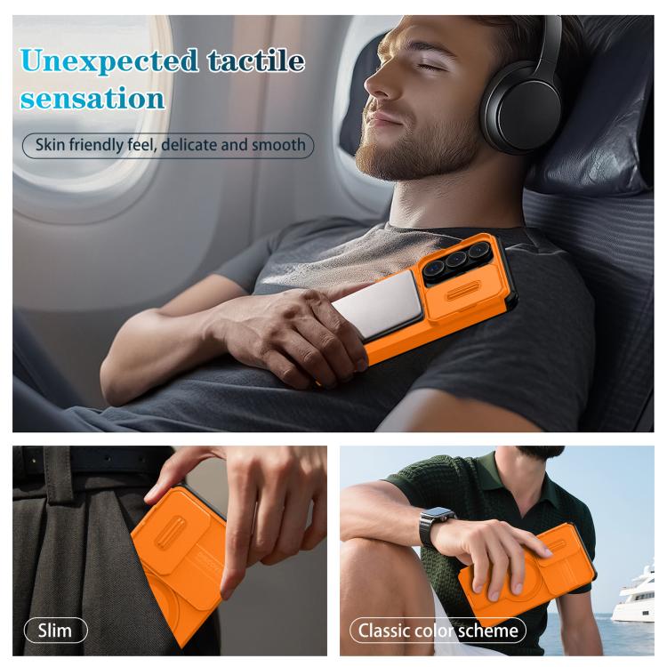 For Samsung Galaxy S26 Ultra 5G Sliding Camshield MagSafe Holder Phone Case