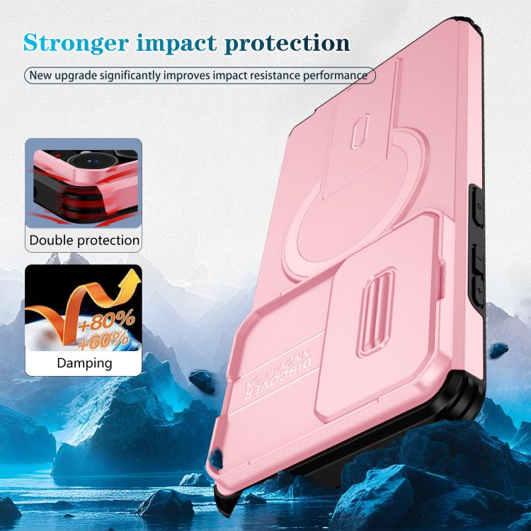 For Samsung Galaxy S26 Ultra 5G Sliding Camshield MagSafe Holder Phone Case