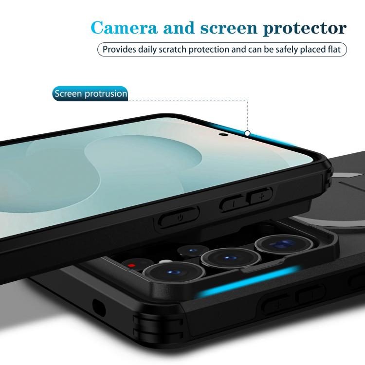 For Samsung Galaxy S26 Ultra 5G Sliding Camshield MagSafe Holder Phone Case