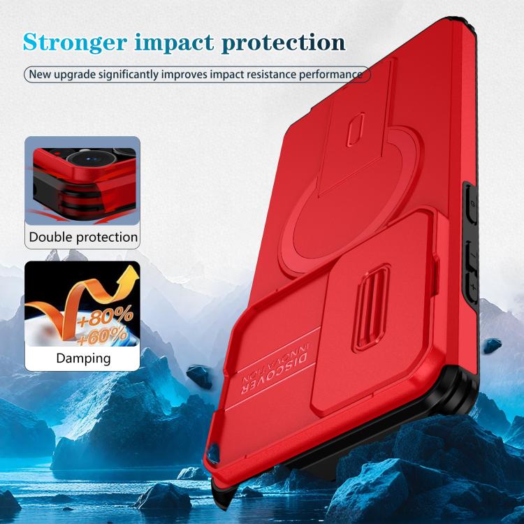 For Samsung Galaxy S26 Ultra 5G Sliding Camshield MagSafe Holder Phone Case