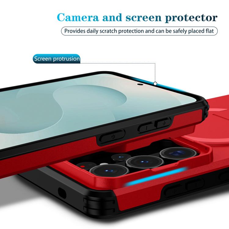 For Samsung Galaxy S26 Ultra 5G Sliding Camshield MagSafe Holder Phone Case