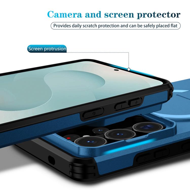 For Samsung Galaxy S26 Ultra 5G Sliding Camshield MagSafe Holder Phone Case