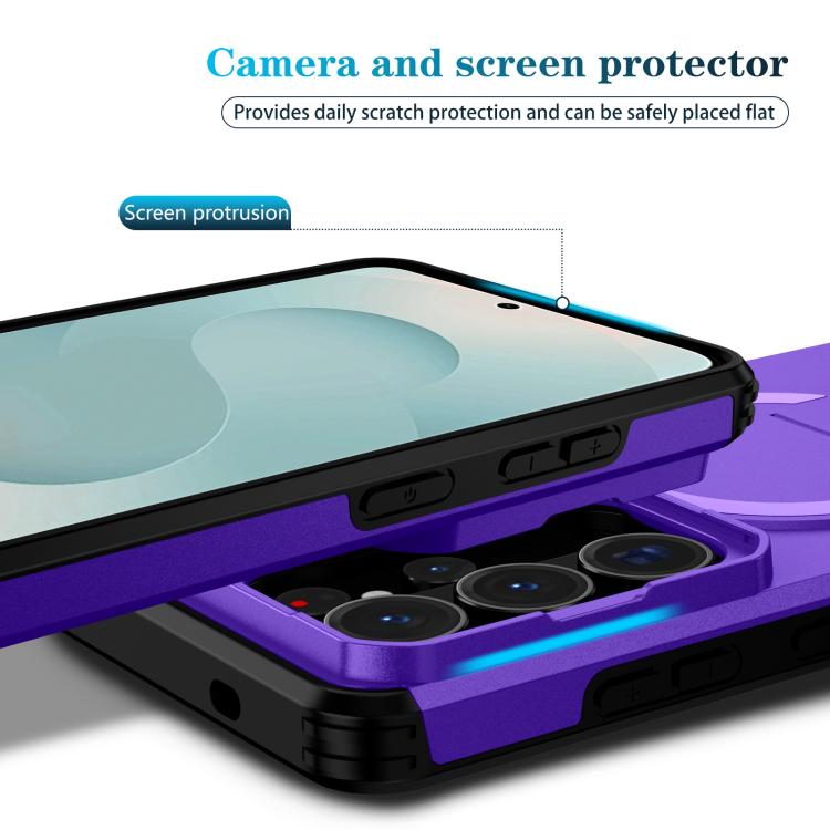 For Samsung Galaxy S26 Ultra 5G Sliding Camshield MagSafe Holder Phone Case
