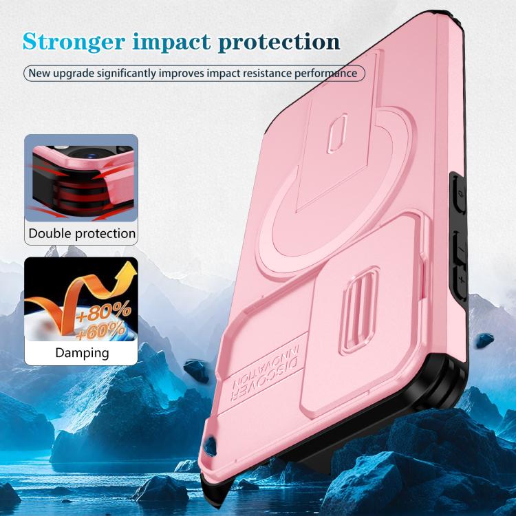 For Samsung Galaxy S23 5G Sliding Camshield MagSafe Holder Phone Case