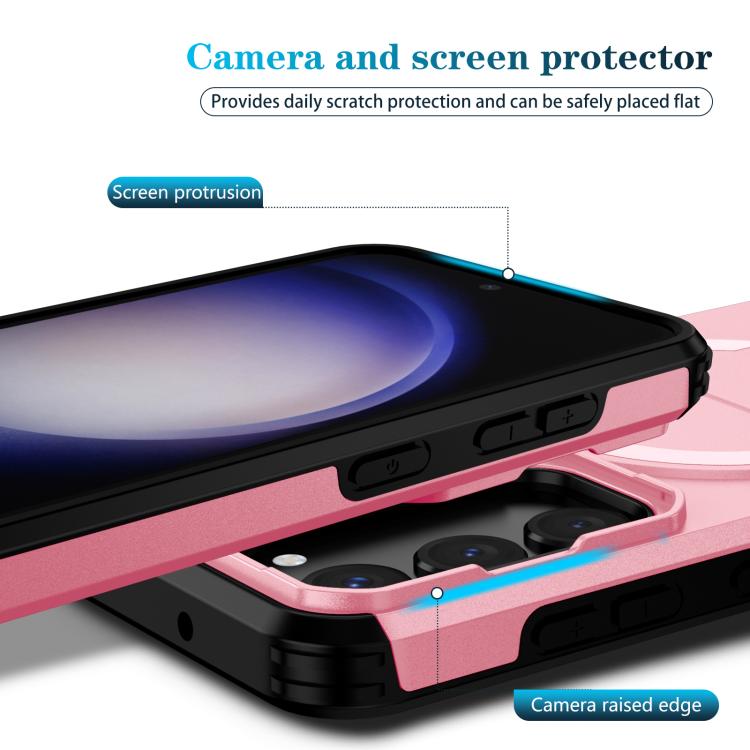 For Samsung Galaxy S23 5G Sliding Camshield MagSafe Holder Phone Case