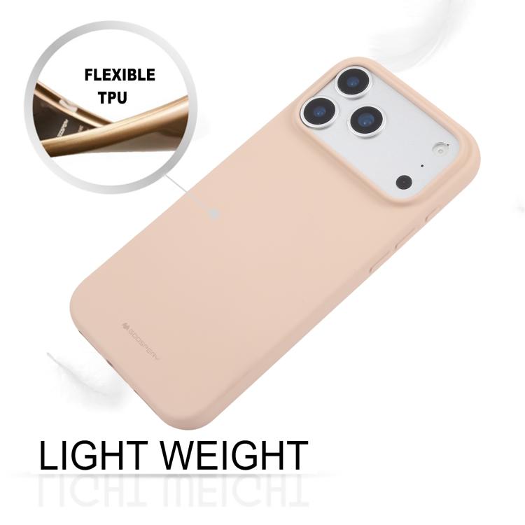 For iPhone 17 Pro Max GOOSPERY SOFT FEELING Liquid TPU Soft Phone Case
