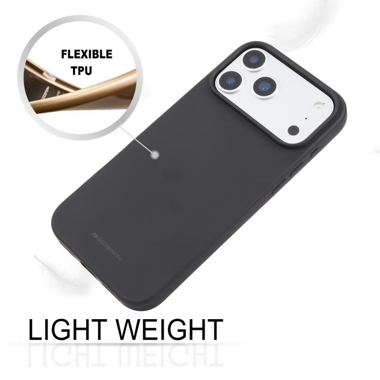 For iPhone 17 Pro Max GOOSPERY SOFT FEELING Liquid TPU Soft Phone Case