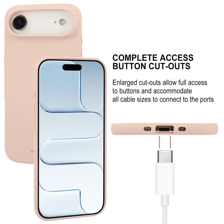 For iPhone Air GOOSPERY SOFT FEELING Liquid TPU Soft Phone Case