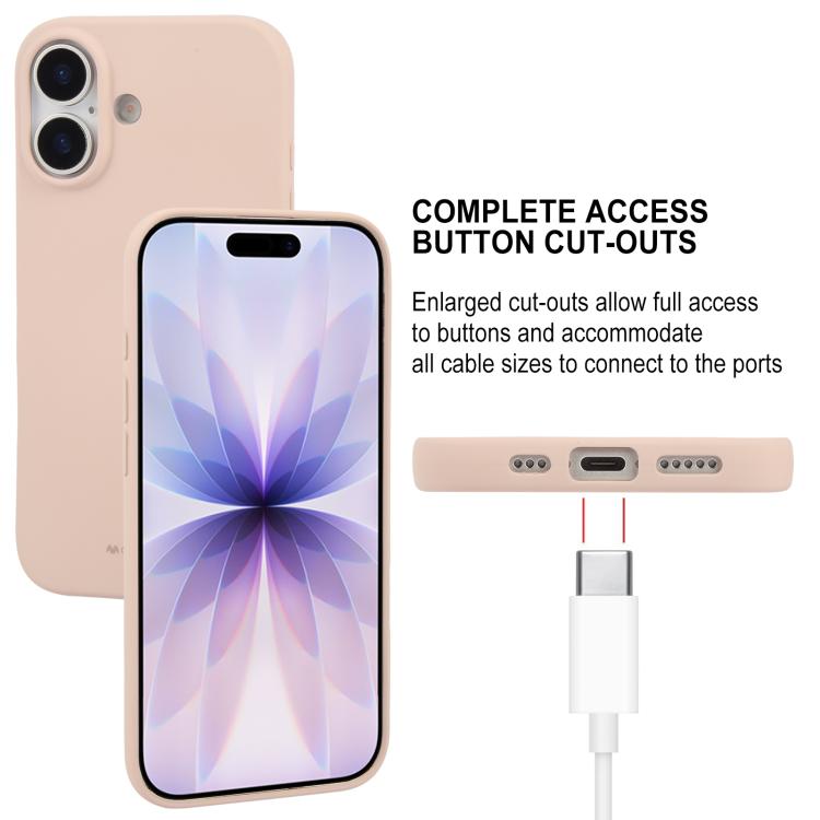 For iPhone 17 GOOSPERY SOFT FEELING Liquid TPU Soft Phone Case