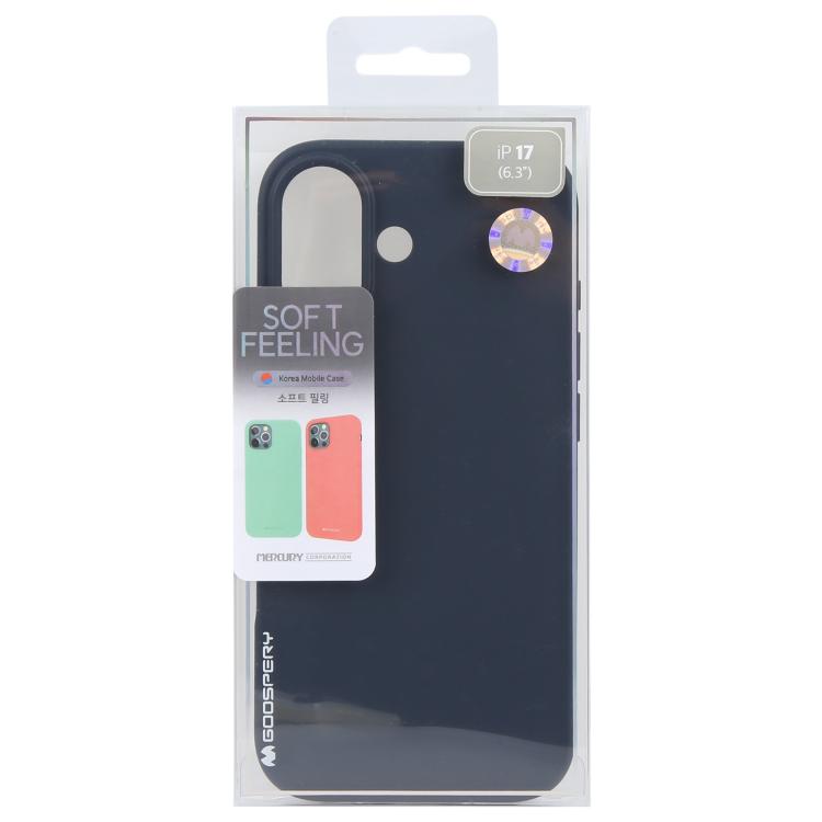 For iPhone 17 GOOSPERY SOFT FEELING Liquid TPU Soft Phone Case