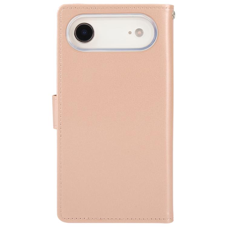 For iPhone Air GOOSPERY RICH DIARY Crazy Horse Texture Leather Phone Case