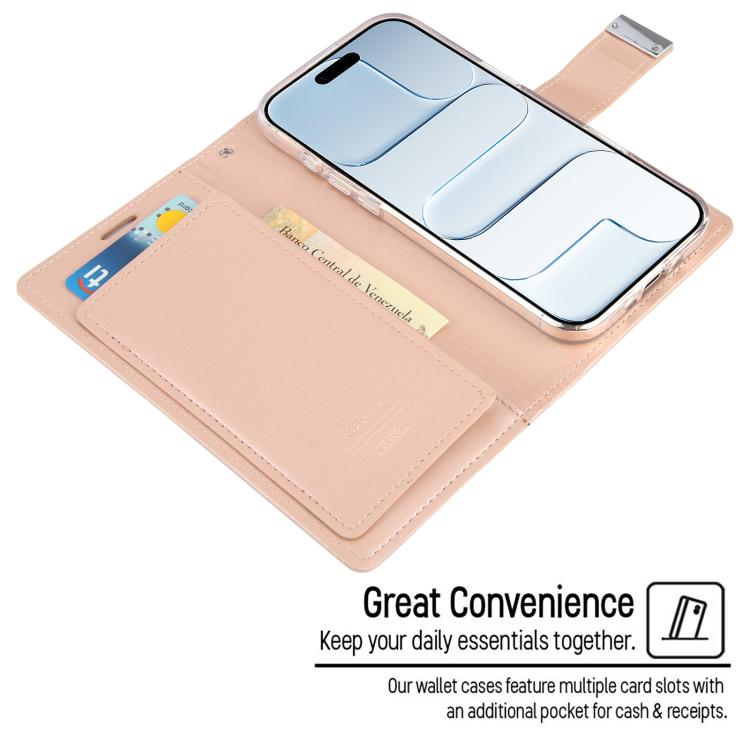 For iPhone Air GOOSPERY RICH DIARY Crazy Horse Texture Leather Phone Case