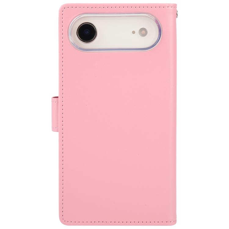 For iPhone Air GOOSPERY RICH DIARY Crazy Horse Texture Leather Phone Case