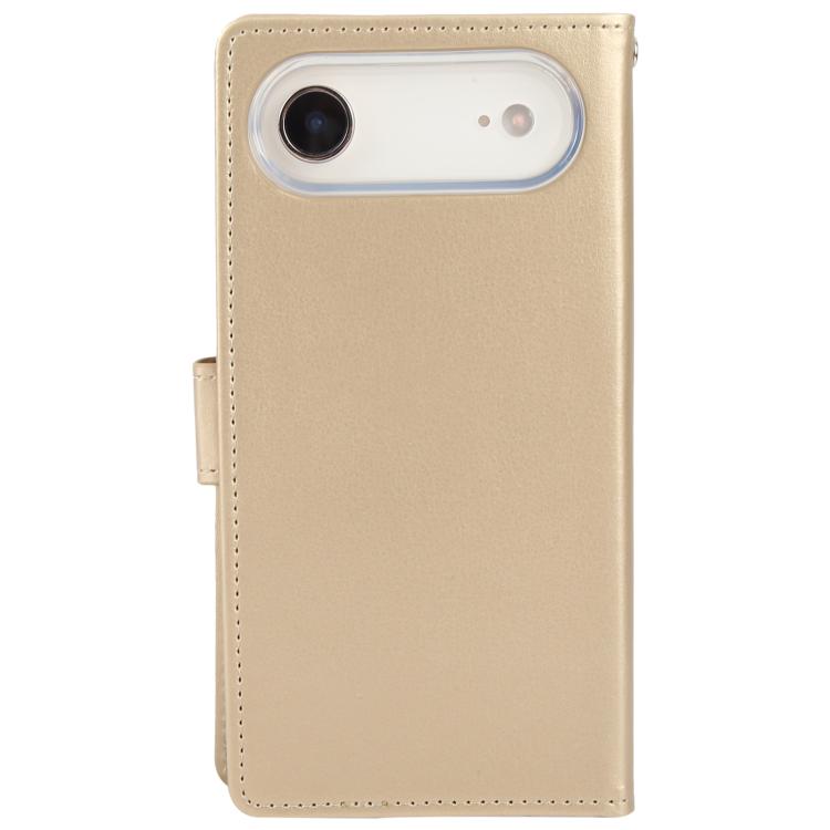For iPhone Air GOOSPERY RICH DIARY Crazy Horse Texture Leather Phone Case