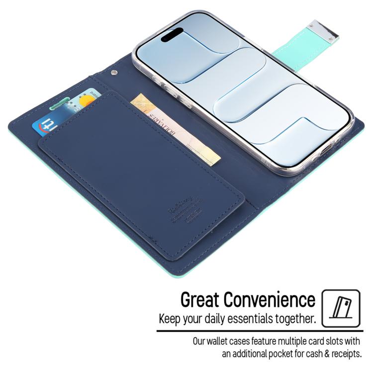 For iPhone Air GOOSPERY RICH DIARY Crazy Horse Texture Leather Phone Case