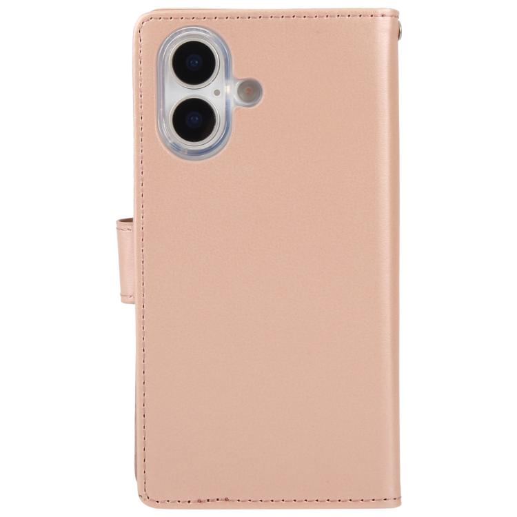 For iPhone 17 GOOSPERY RICH DIARY Crazy Horse Texture Leather Phone Case