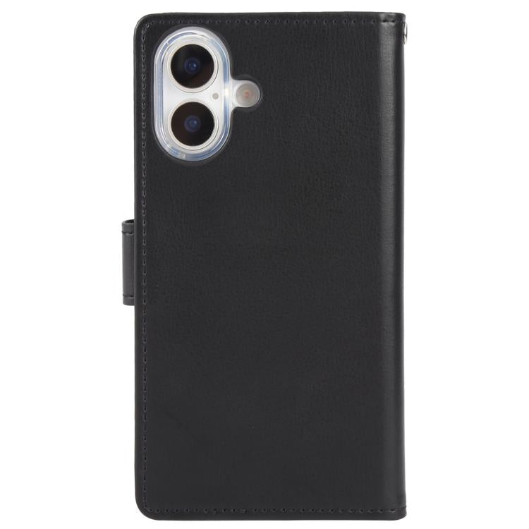 For iPhone 17 GOOSPERY RICH DIARY Crazy Horse Texture Leather Phone Case
