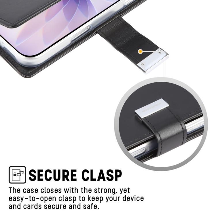 For iPhone 17 GOOSPERY RICH DIARY Crazy Horse Texture Leather Phone Case