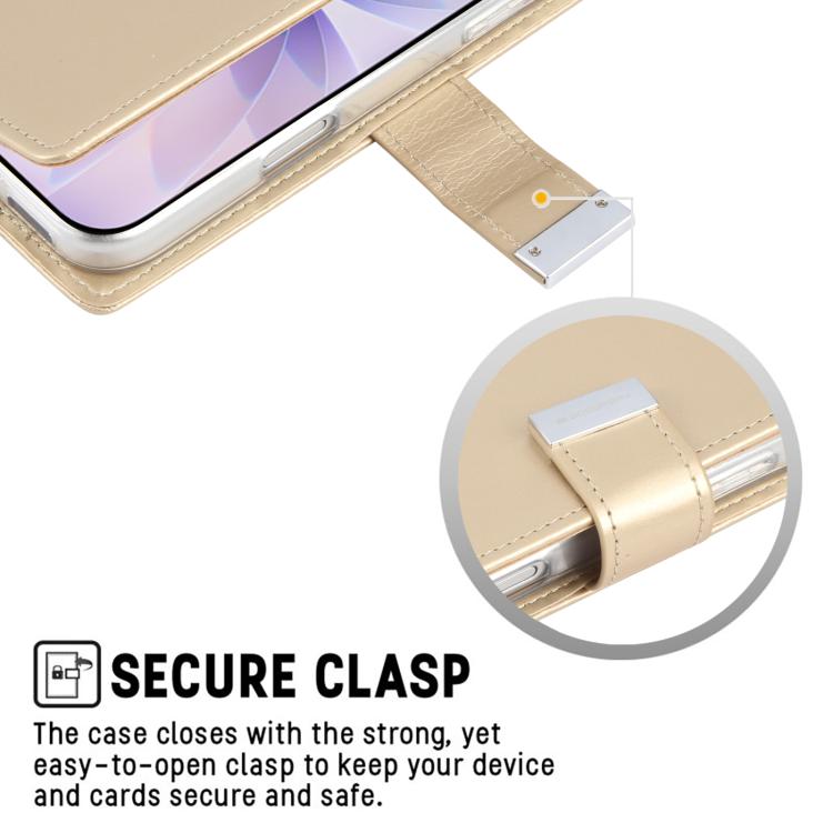 For iPhone 17 GOOSPERY RICH DIARY Crazy Horse Texture Leather Phone Case