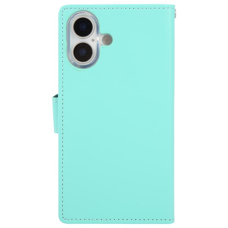 For iPhone 17 GOOSPERY RICH DIARY Crazy Horse Texture Leather Phone Case