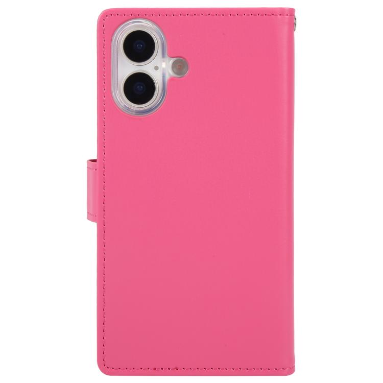 For iPhone 17 GOOSPERY RICH DIARY Crazy Horse Texture Leather Phone Case