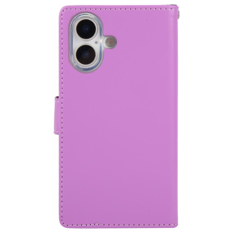 For iPhone 17 GOOSPERY RICH DIARY Crazy Horse Texture Leather Phone Case