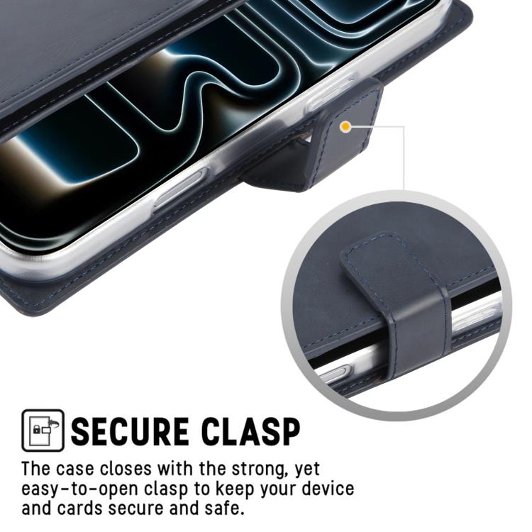 For iPhone 17 Pro GOOSPERY MANSOOR DIARY 9 Card Slots Leather Phone Case