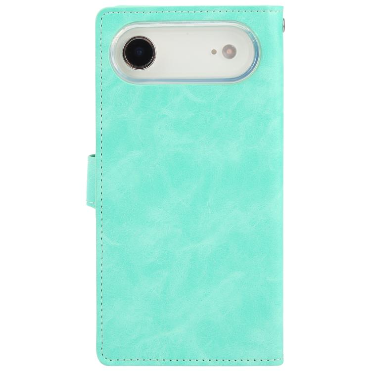 For iPhone Air GOOSPERY MANSOOR DIARY 9 Card Slots Leather Phone Case