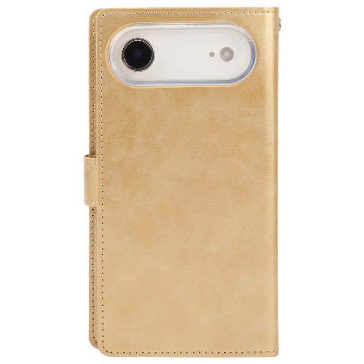 For iPhone Air GOOSPERY MANSOOR DIARY 9 Card Slots Leather Phone Case