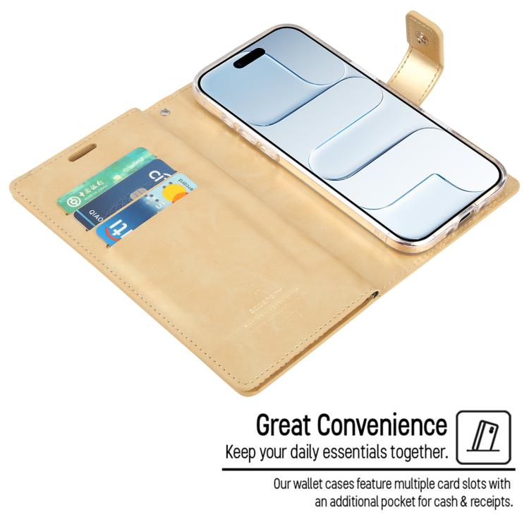 For iPhone Air GOOSPERY MANSOOR DIARY 9 Card Slots Leather Phone Case