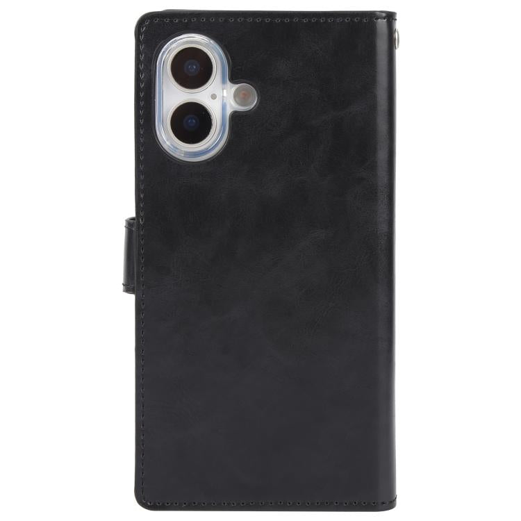 For iPhone 17 GOOSPERY MANSOOR DIARY 9 Card Slots Leather Phone Case