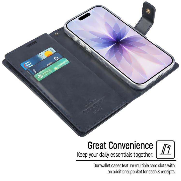For iPhone 17 GOOSPERY MANSOOR DIARY 9 Card Slots Leather Phone Case