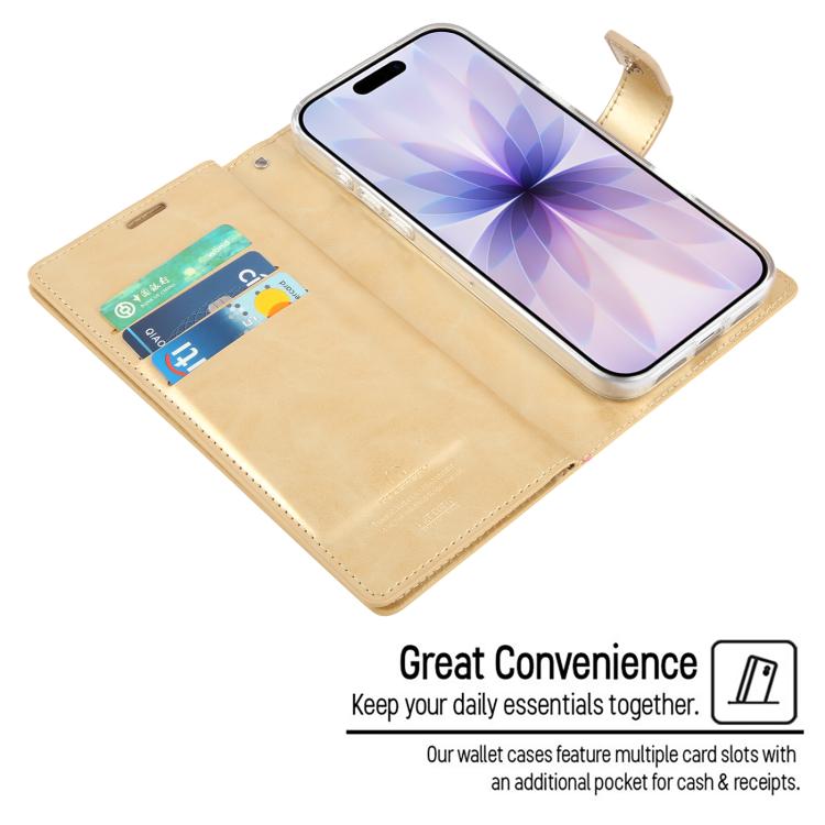For iPhone 17 GOOSPERY MANSOOR DIARY 9 Card Slots Leather Phone Case