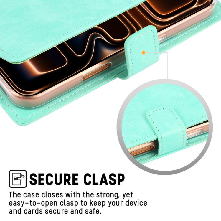 For iPhone 17 Pro GOOSPERY BLUE MOON Crazy Horse Texture Leather Phone Case