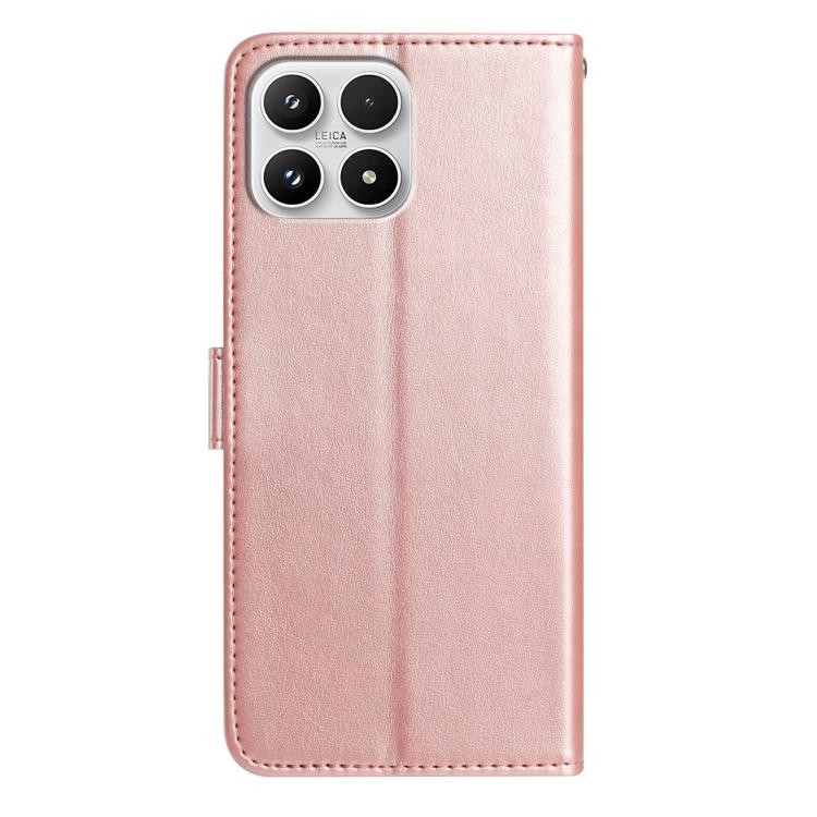For Xiaomi 17 Rose Flower Embossing Pattern Leather Phone Case