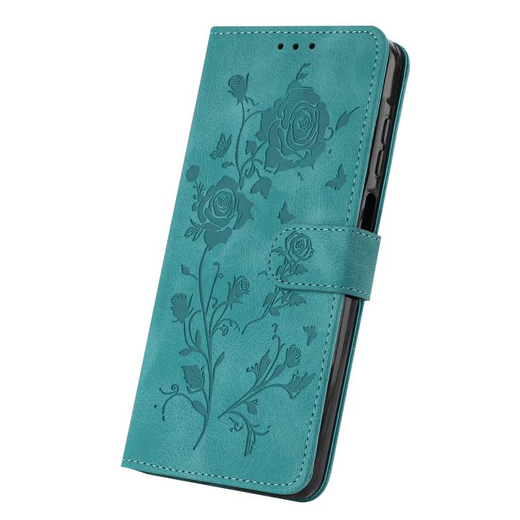 For Xiaomi 17 Rose Flower Embossing Pattern Leather Phone Case