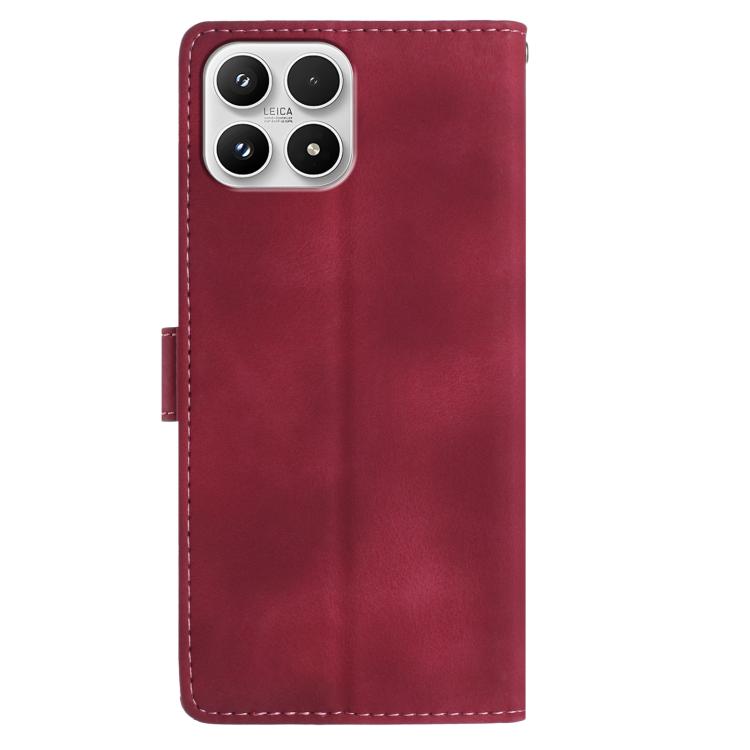 For Xiaomi 17 Rose Flower Embossing Pattern Leather Phone Case