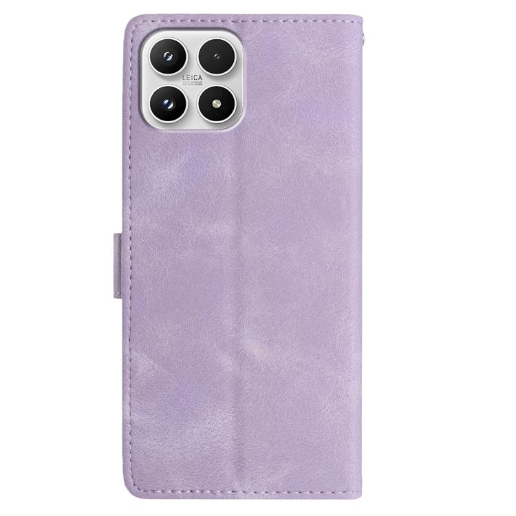 For Xiaomi 17 Rose Flower Embossing Pattern Leather Phone Case