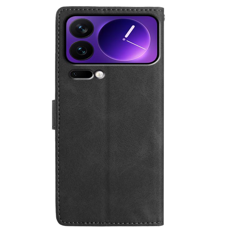 For Xiaomi 17 Pro Rose Flower Embossing Pattern Leather Phone Case