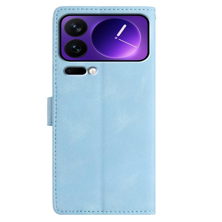 For Xiaomi 17 Pro Rose Flower Embossing Pattern Leather Phone Case