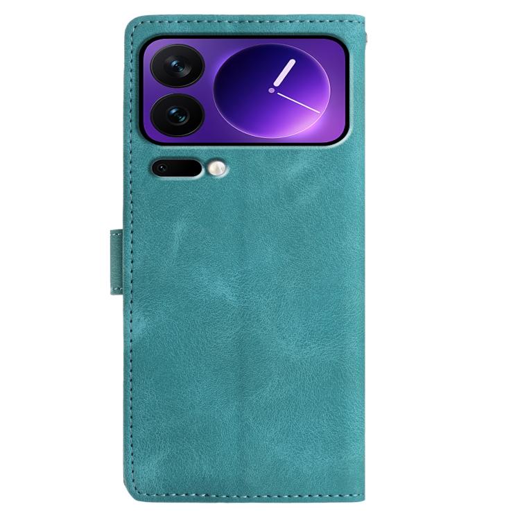 For Xiaomi 17 Pro Rose Flower Embossing Pattern Leather Phone Case
