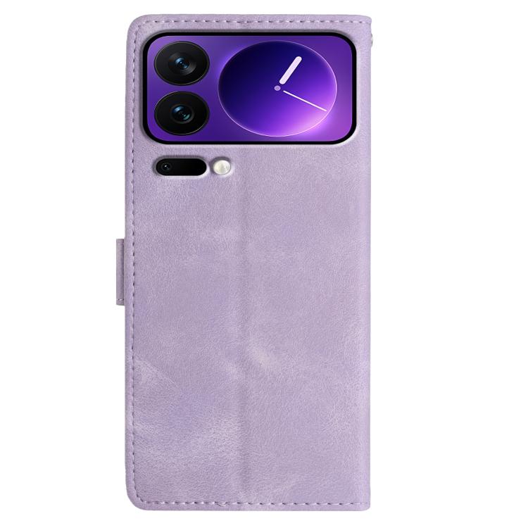 For Xiaomi 17 Pro Rose Flower Embossing Pattern Leather Phone Case