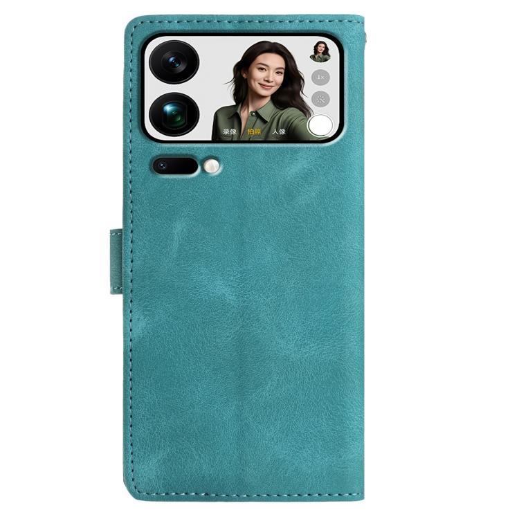 For Xiaomi 17 Pro Max Rose Flower Embossing Pattern Leather Phone Case