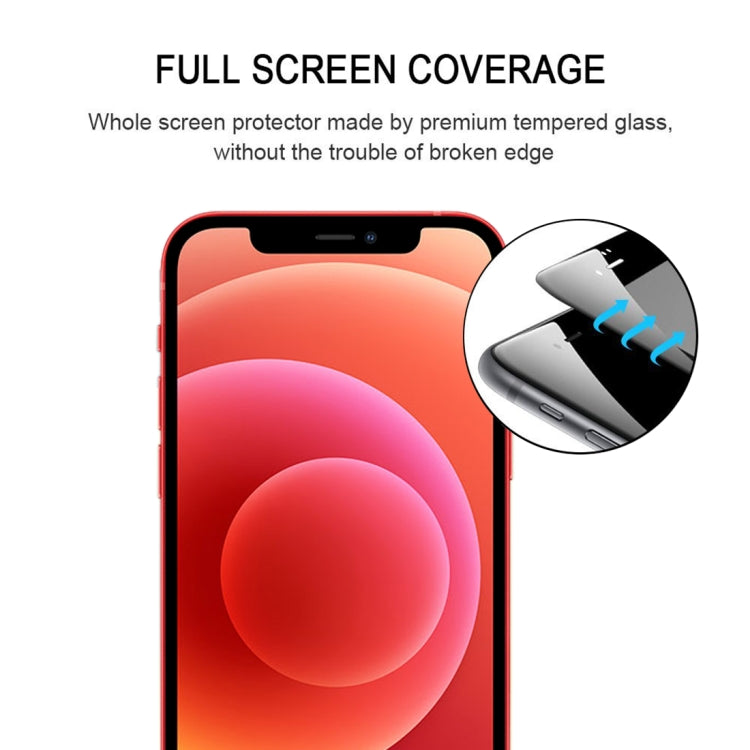 For iPhone 12 mini Full Glue Full Screen Tempered Glass Film