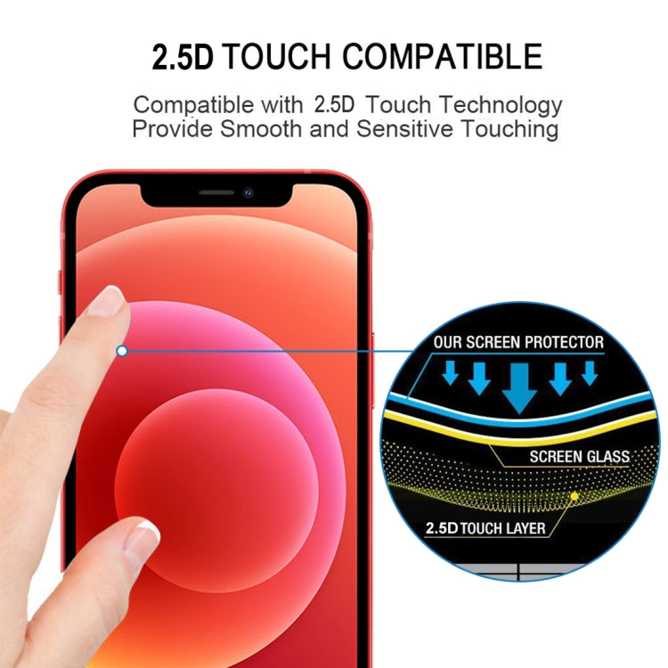 For iPhone 12 mini Full Glue Full Screen Tempered Glass Film