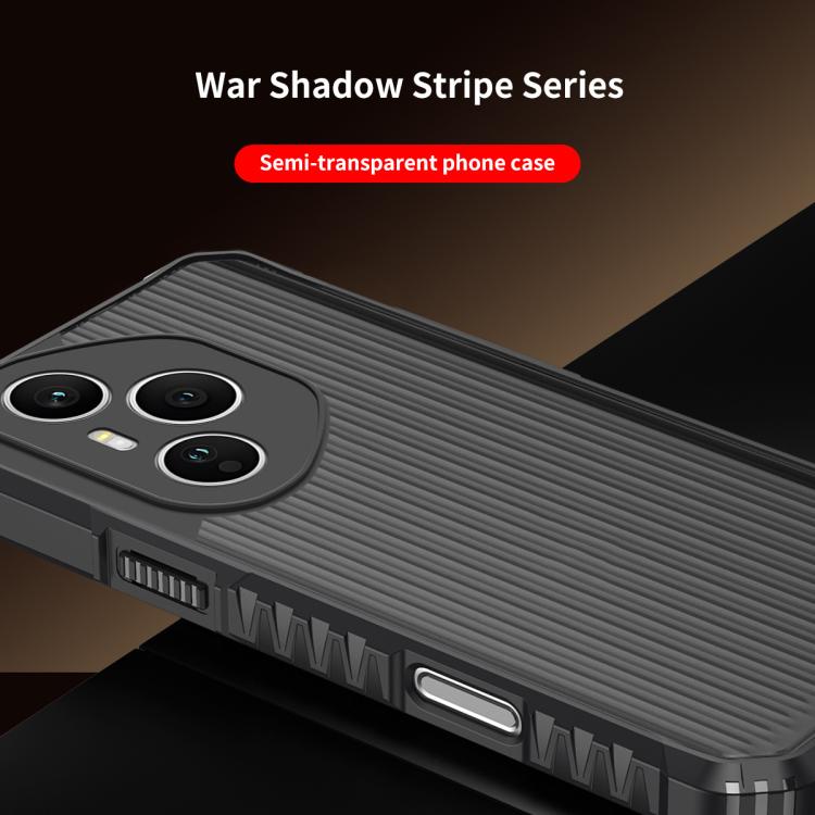 For Honor 400 Pro Global 160.8mm War Shadow Stripe Series Airbag Frosted Shockproof Phone Case