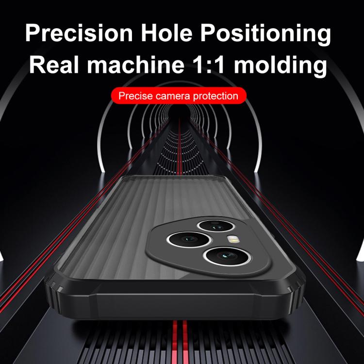For Honor 400 Pro Global 160.8mm War Shadow Stripe Series Airbag Frosted Shockproof Phone Case